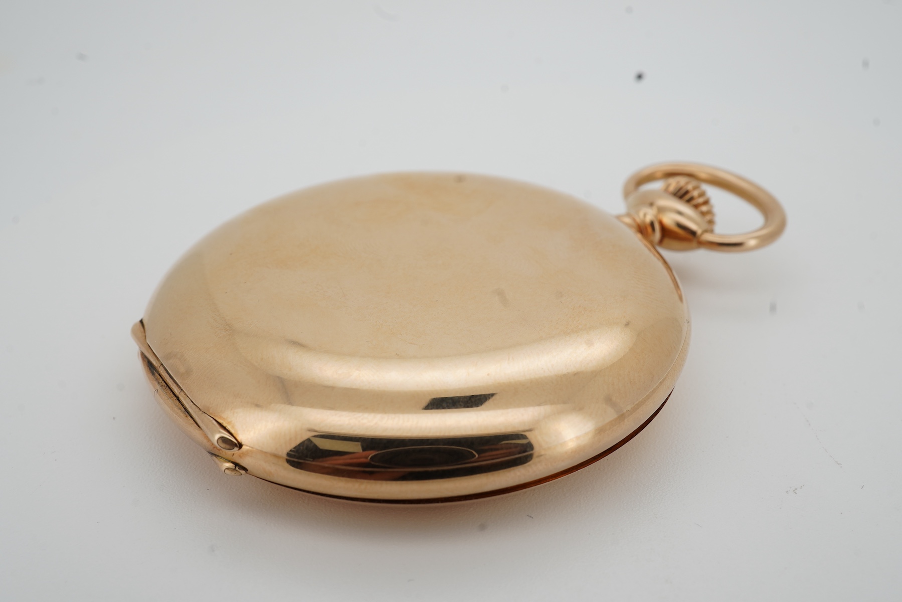 An early 20th century Swiss 14k gold Vacheron & Constantin keyless lever hunter dress pocket watch
